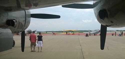 View from under the B-29