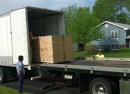 Pulling them off the semi