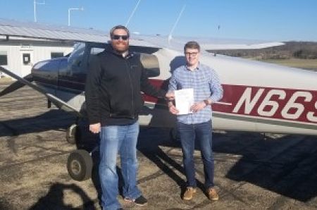 Brady with his ticket