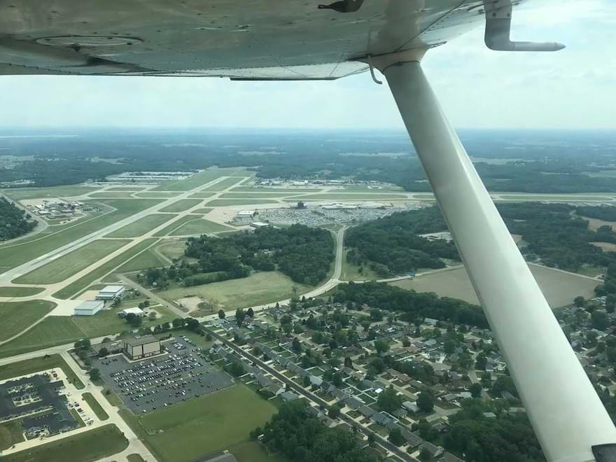 from Killian's solo flight