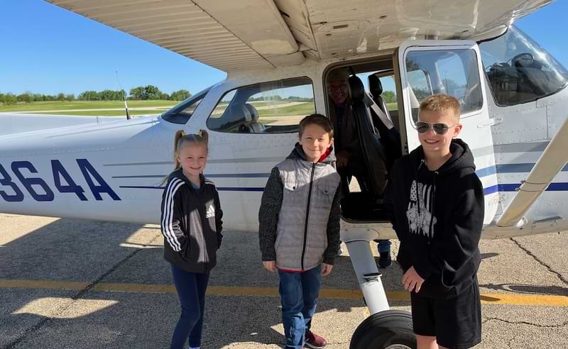 smiles on Young Eagles day