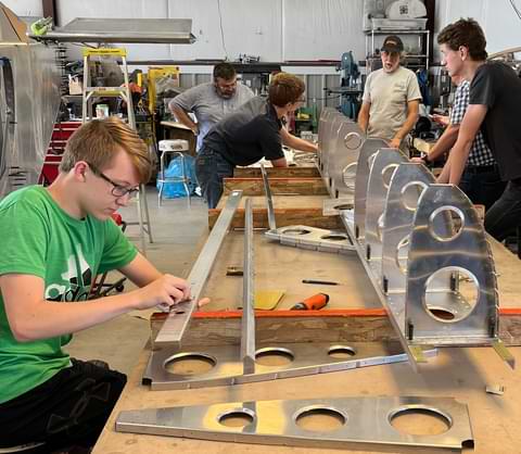 wing skeleton assembly