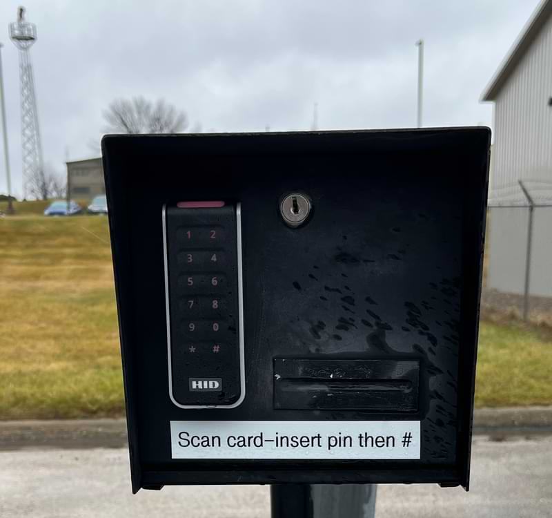 new gate card reader