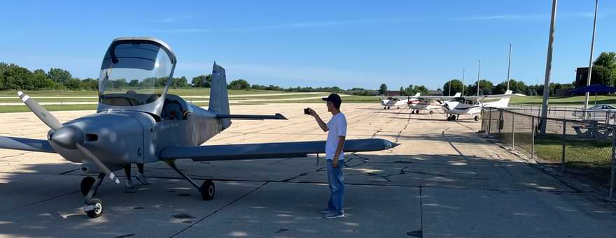 Young Eagles flight line